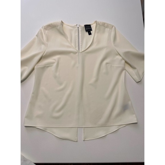 Coco Bianca Cream blouse-M - Picture 1 of 16
